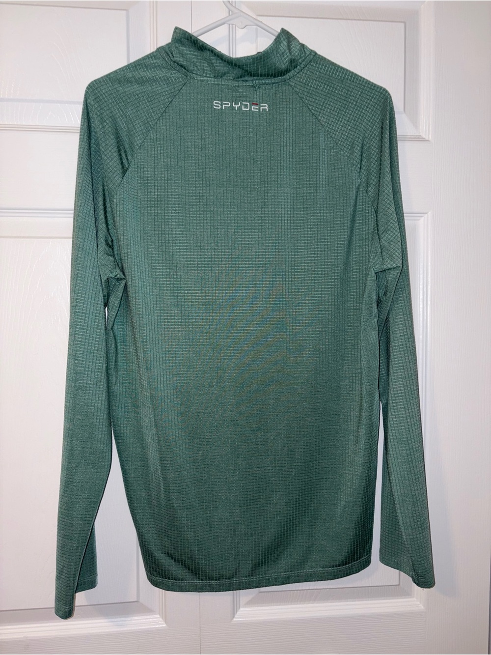 Spyder Men's Green Zip Pullover - Picture 2 of 6